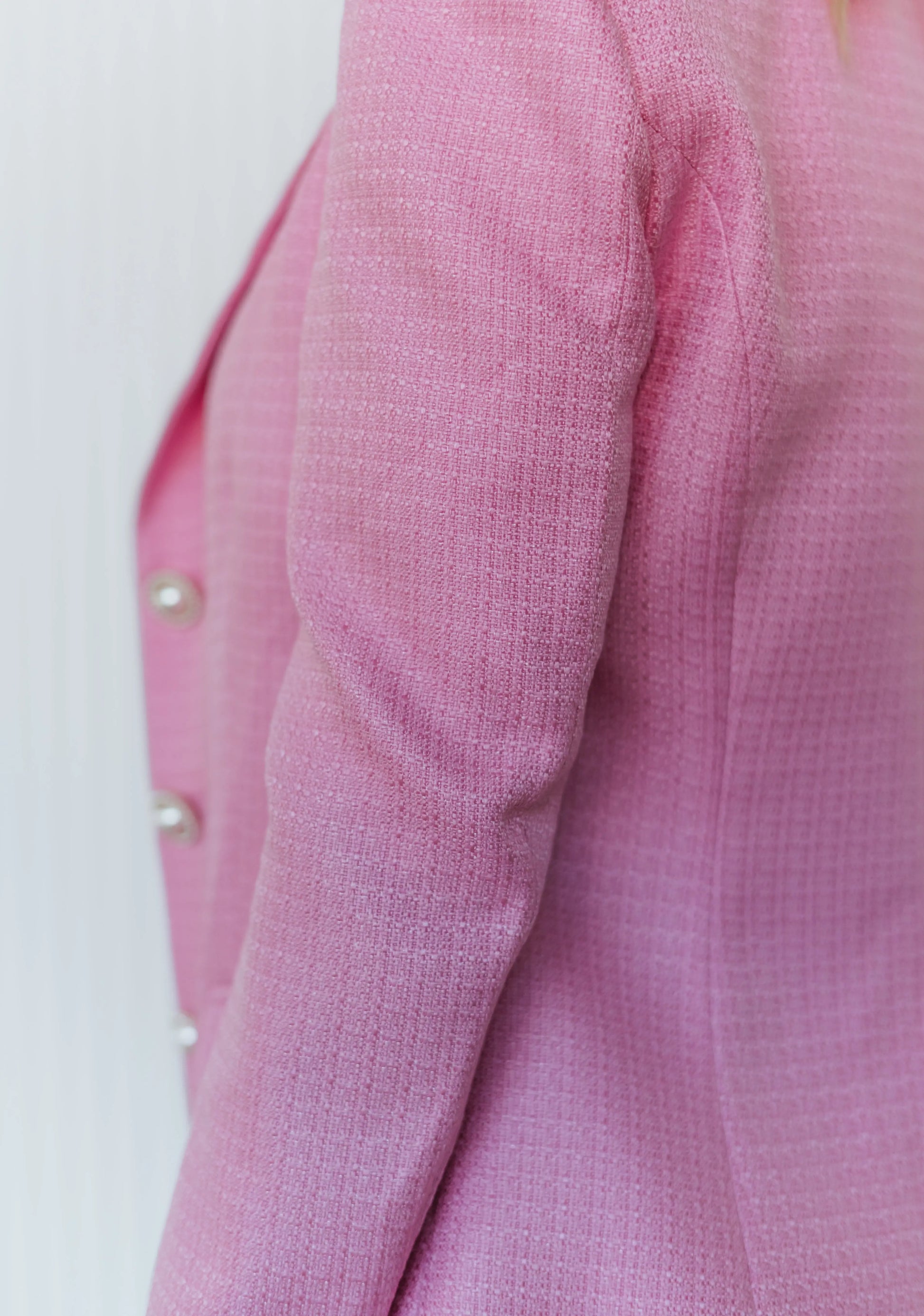 Barbie Pink Tweed Blazer - Image #8