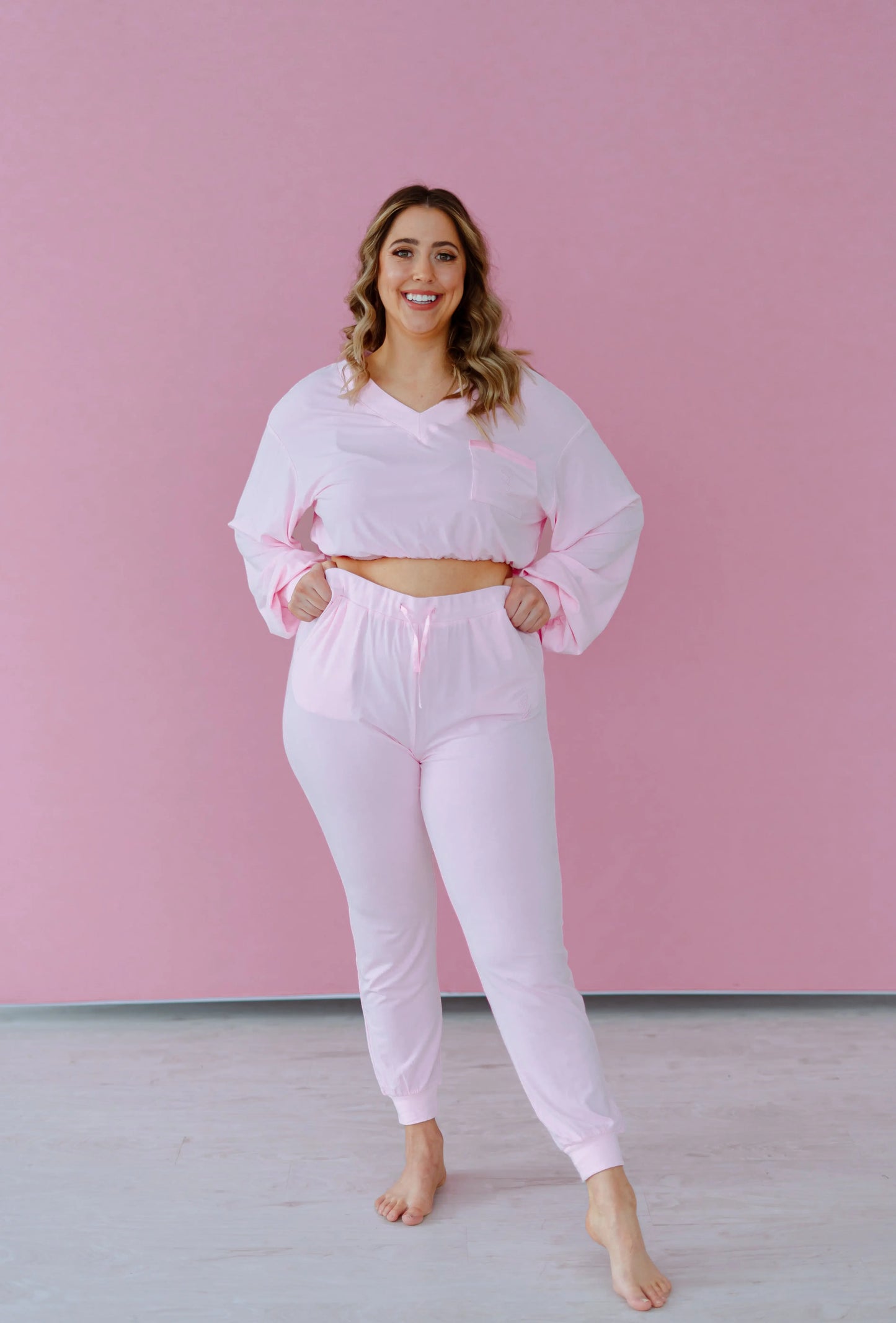 Feeling Cutsie Pink Lounge Pant - Image #3