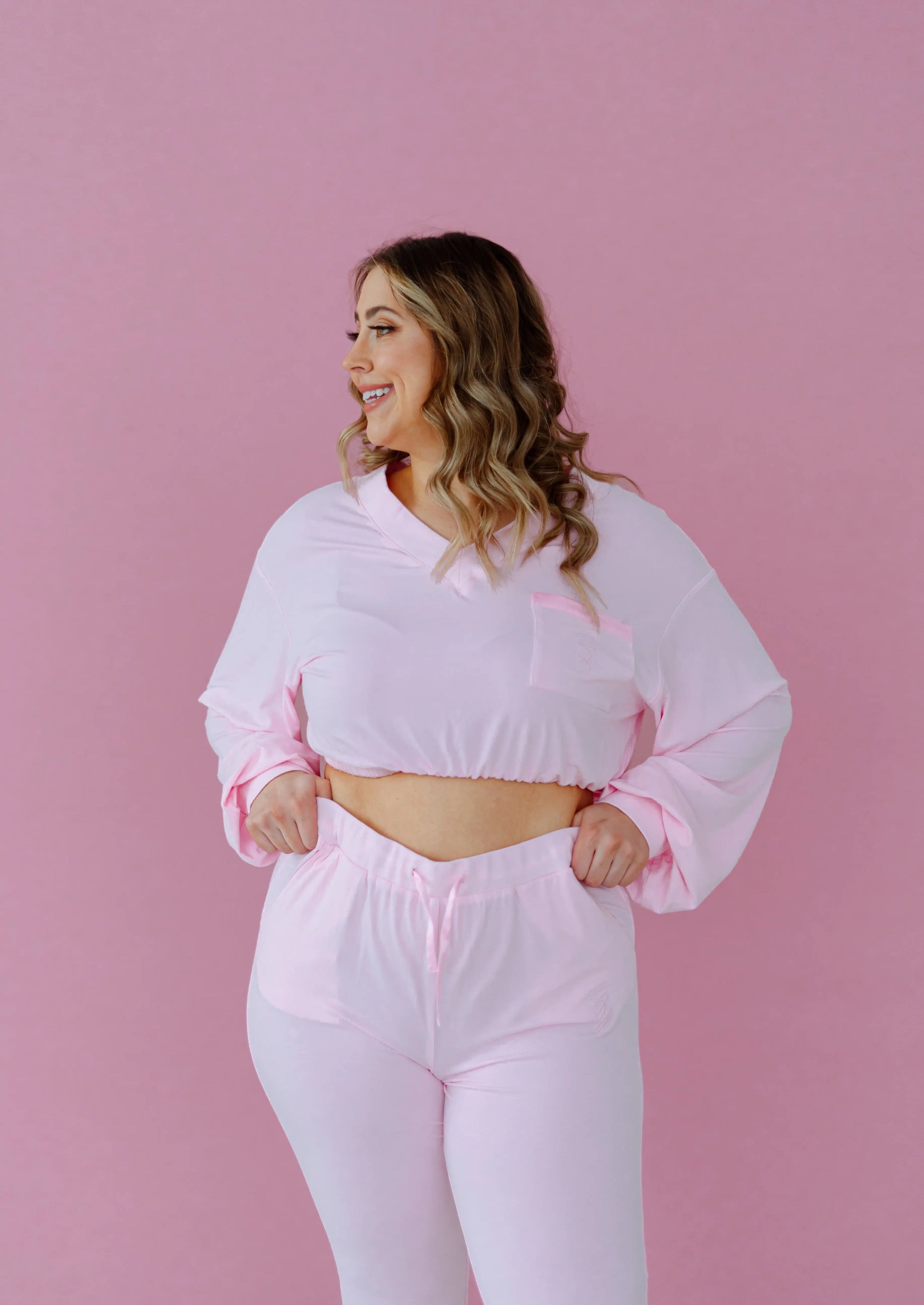 Feeling Cutsie Pink Lounge Pant - Image #2