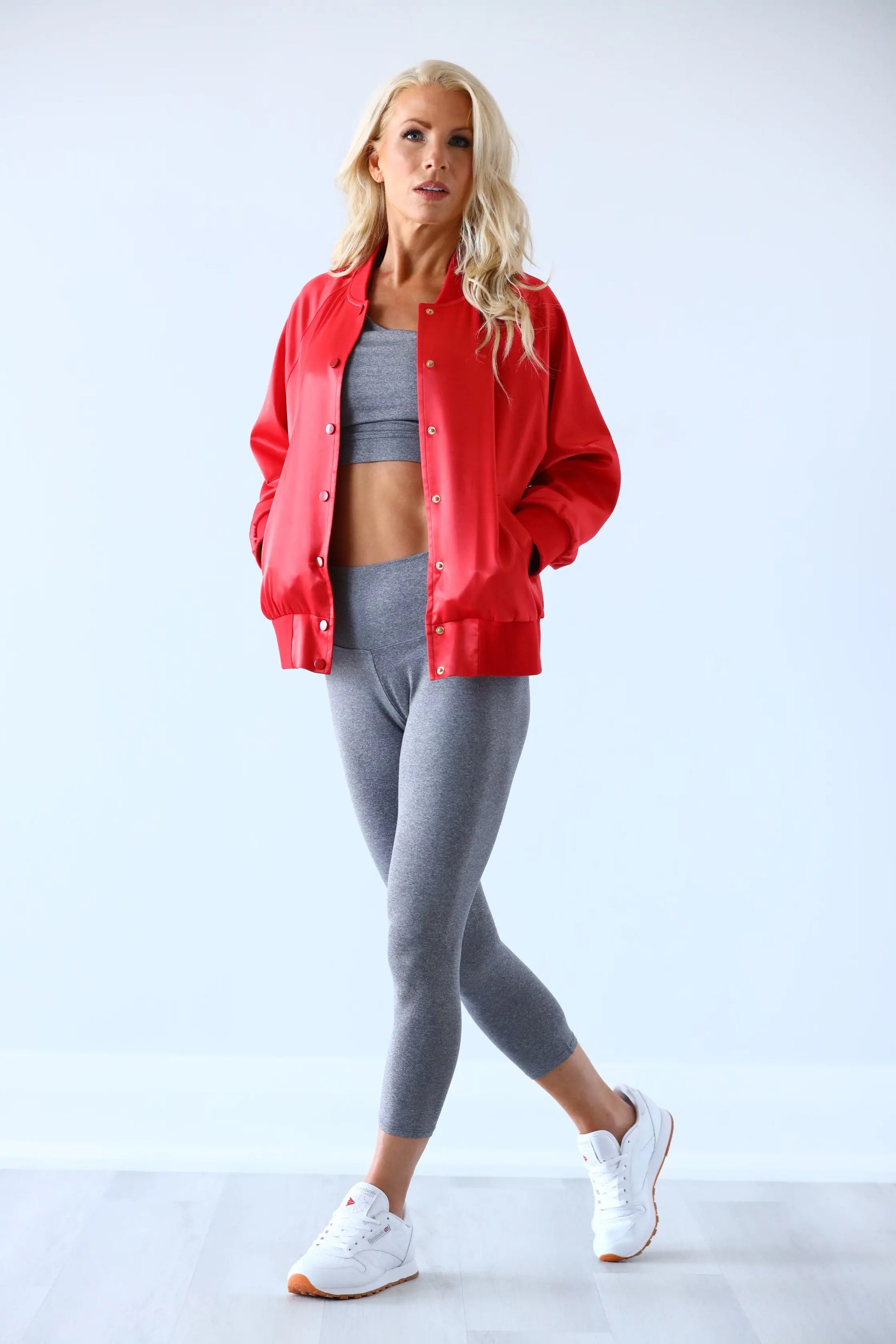 Red Satin Jacket - Image #1