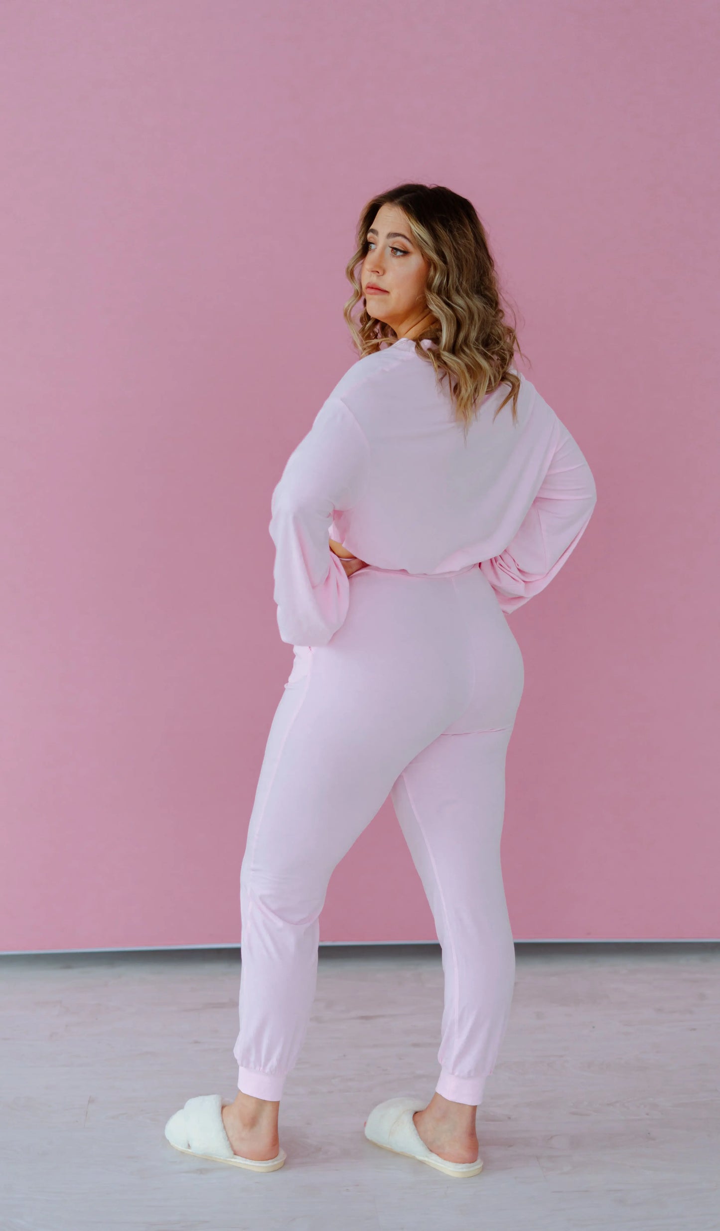 Feeling Cutsie Pink Lounge Pant - Image #1