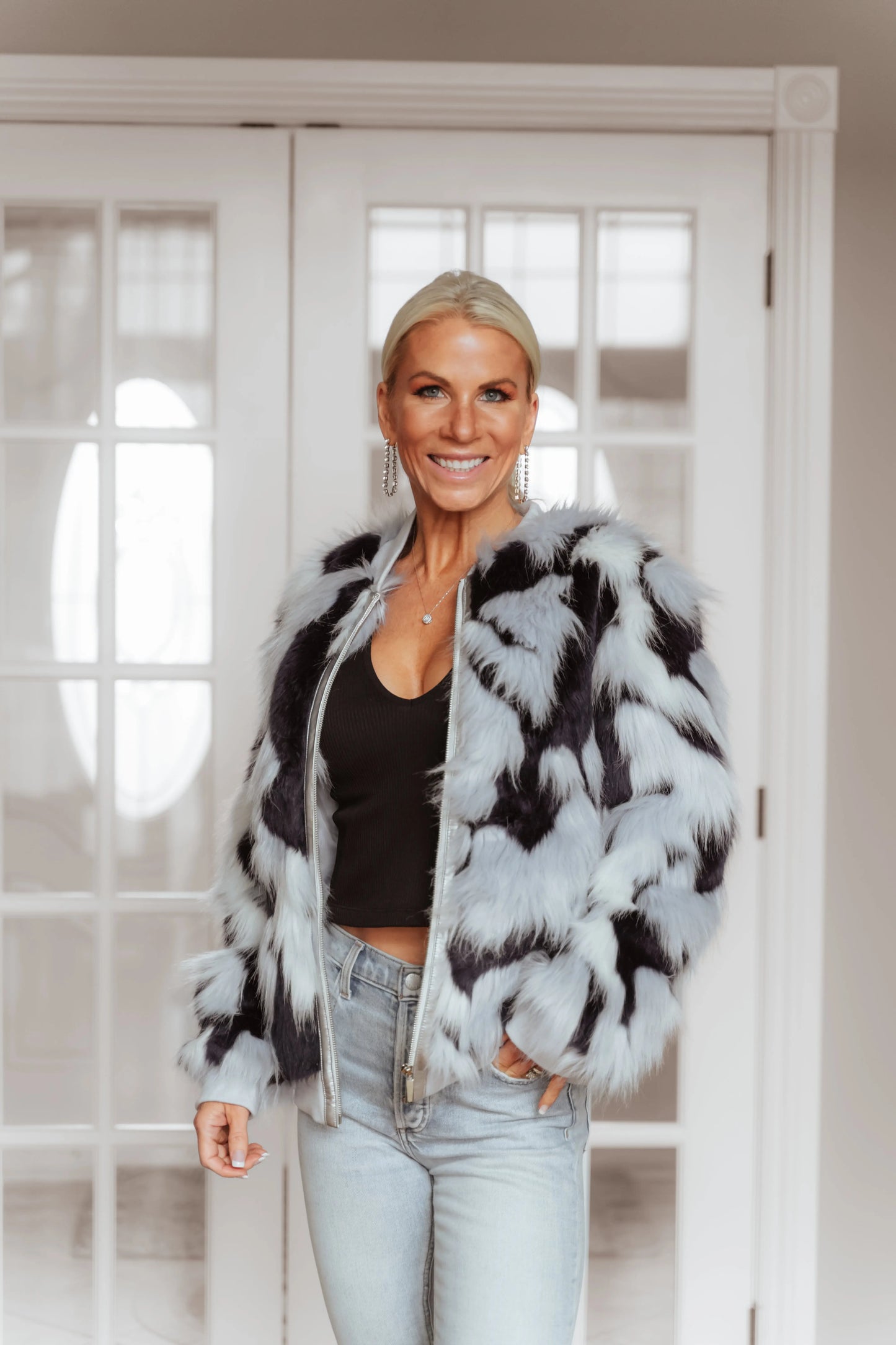 Faux Fur Bomber - Image #1