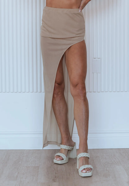 Sandy Beige Skirt - Image #4