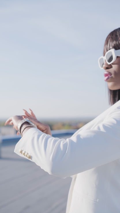 Elegant White Blazer